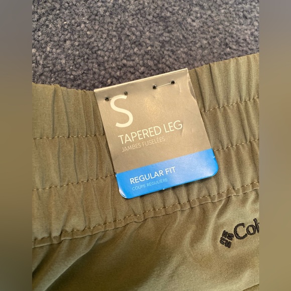 Columbia Pleasant Creek Core Pant Omni-Shield Small Olive Green - Picture 4 of 10